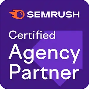 Logo Semrush certified agency partner